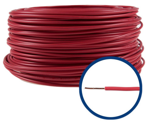 Conductor FY 2,5 mm, solid, 100 m, FY2.5-ROSU 1 Conductor FY 2,5 mm, solid, 100 m, FY2.5-ROSU