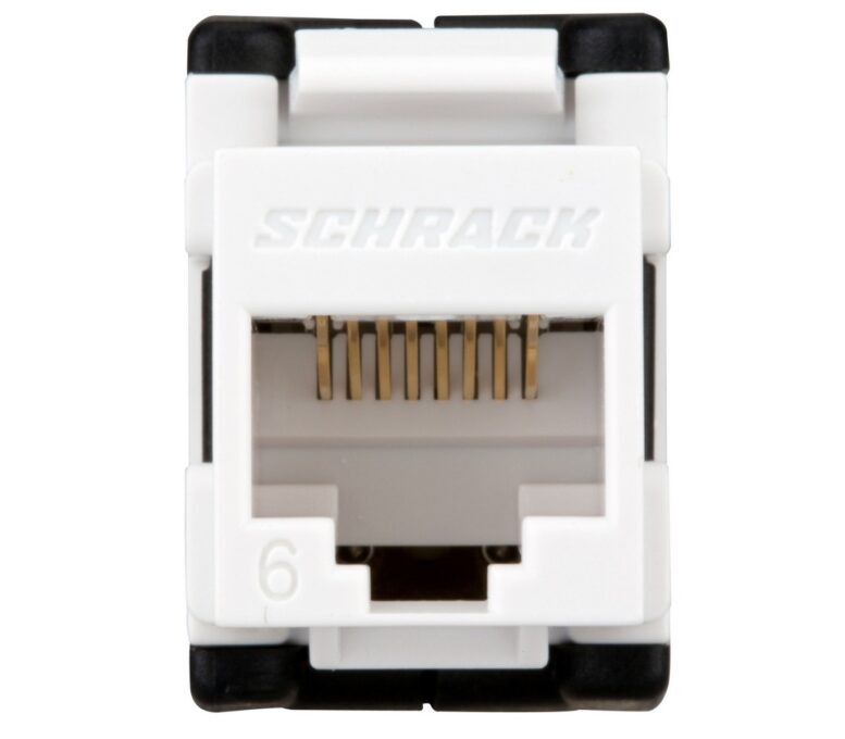 Modul RJ45 neecranat, Cat.6 De-embedded, TOOLLESS LINE, Schrack HSEMRJ6UWS 1 Modul RJ45 neecranat, Cat.6 De-embedded, TOOLLESS LINE, Schrack HSEMRJ6UWS