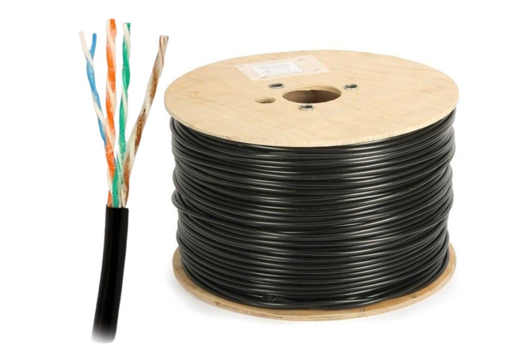 Cablu UTP CUPRU cu GEL, 305m, CAT5E, pentru exterior TAMBUR KAB0110 1 Cablu UTP CUPRU cu GEL, 305m, CAT5E, pentru exterior TAMBUR KAB0110