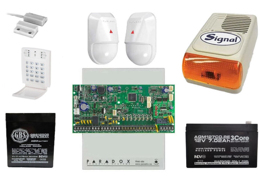 Kit sistem alarma Paradox SP4000+NV5 de exterior KIT SP4000NV5 EXT 1 Kit sistem alarma Paradox SP4000+NV5 de exterior KIT SP4000NV5 EXT