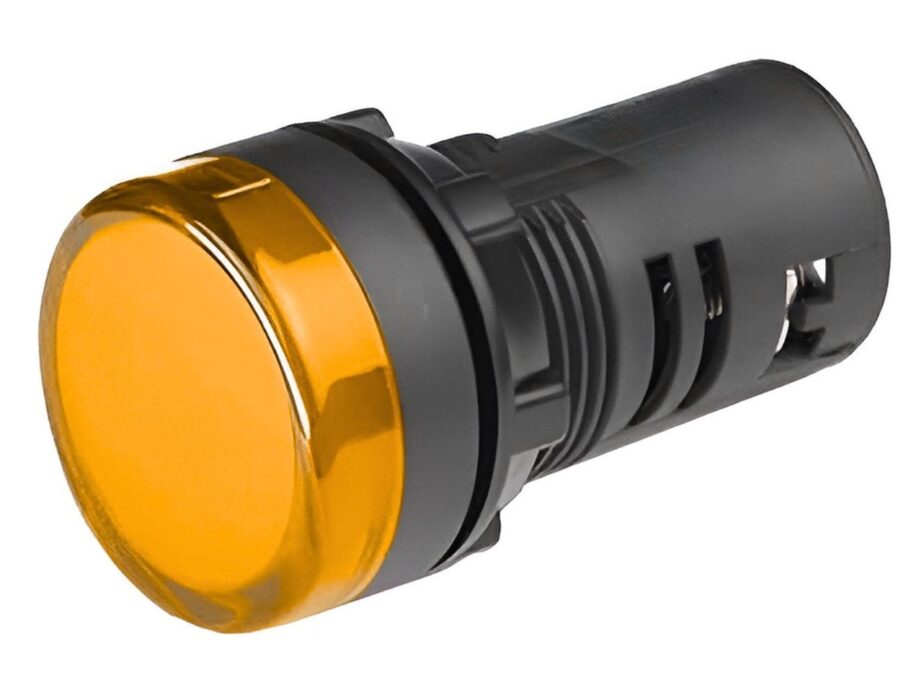 Lampa de semnalizare, LED, galben, diametru 22mm, 230V AC, Freder LS-Y-D22/230V 1 Lampa de semnalizare, LED, galben, diametru 22mm, 230V AC, Freder LS-Y-D22/230V