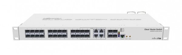 Switch 28 Porturi SFP pana la 10 Gbps, Dual OS, Dual Boot, Mikrotik CRS328-4C-20S-4S+RM 1 Switch 28 Porturi SFP pana la 10 Gbps, Dual OS, Dual Boot, Mikrotik CRS328-4C-20S-4S+RM