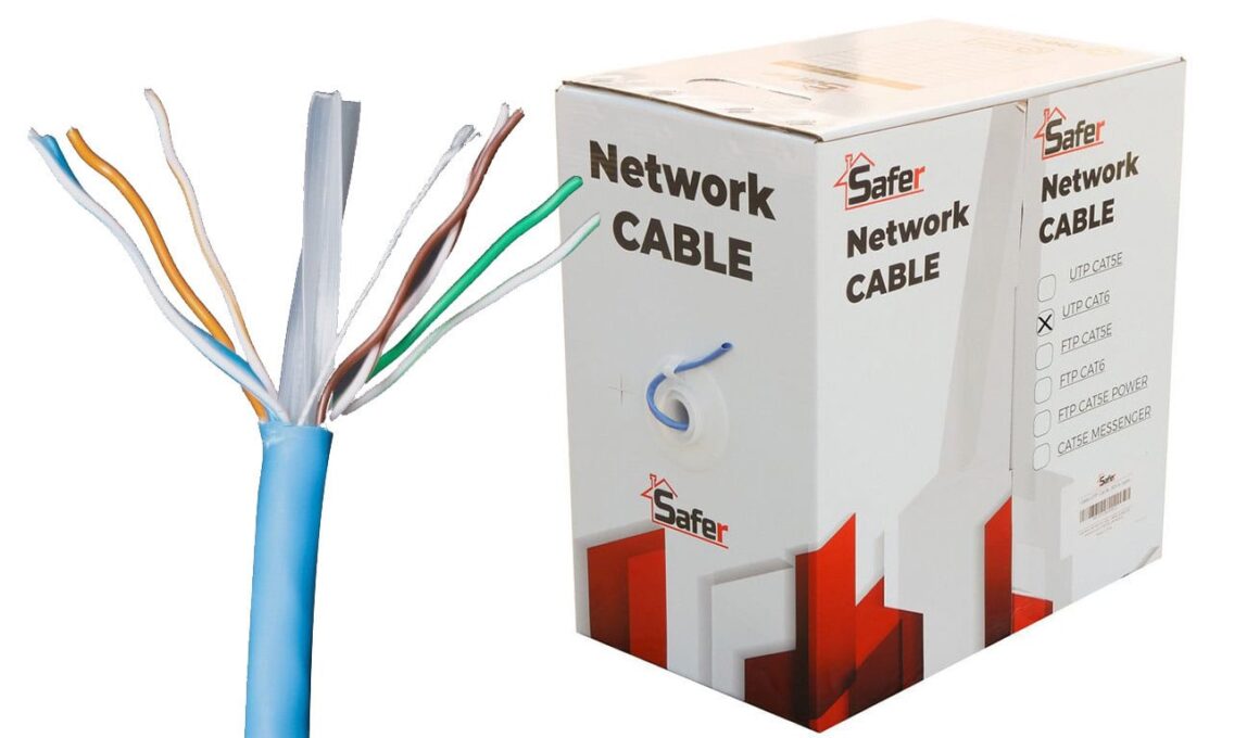Cablu de retea UTP Cat6, Cupru, 305 metri, Safer, SAF-UTPCU-CAT6-305M 1 Cablu de retea UTP Cat6, Cupru, 305 metri, Safer, SAF-UTPCU-CAT6-305M