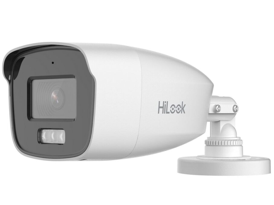 Camera de supraveghere pentru exterior, HDTVI, Hikvision HiLook THC-B227-LMS, 2MP, 2.8mm, iluminare duala LED si IR 40m, microfon, IP66 1 Camera de supraveghere pentru exterior, HDTVI, Hikvision HiLook THC-B227-LMS, 2MP, 2.8mm, iluminare duala LED si IR 40m, microfon, IP66