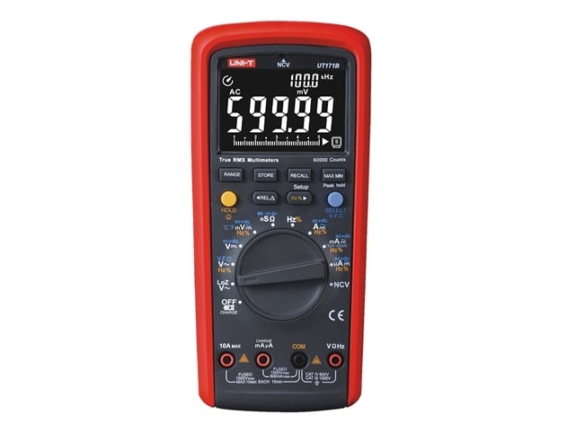 Multimetru digital profesional, ecran LCD, latime banda 100kHz, USB, UNI-T UT171B 1 Multimetru digital profesional, ecran LCD, latime banda 100kHz, USB, UNI-T UT171B