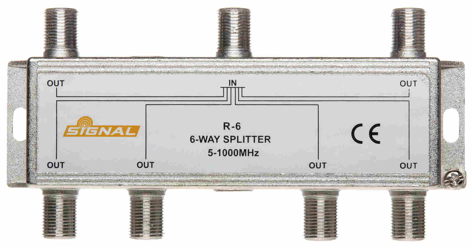 Splitter Opticum RI-6/1F-SIG, pana la 1000Mhz, impedanta 75 ohmi 1 Splitter Opticum RI-6/1F-SIG, pana la 1000Mhz, impedanta 75 ohmi