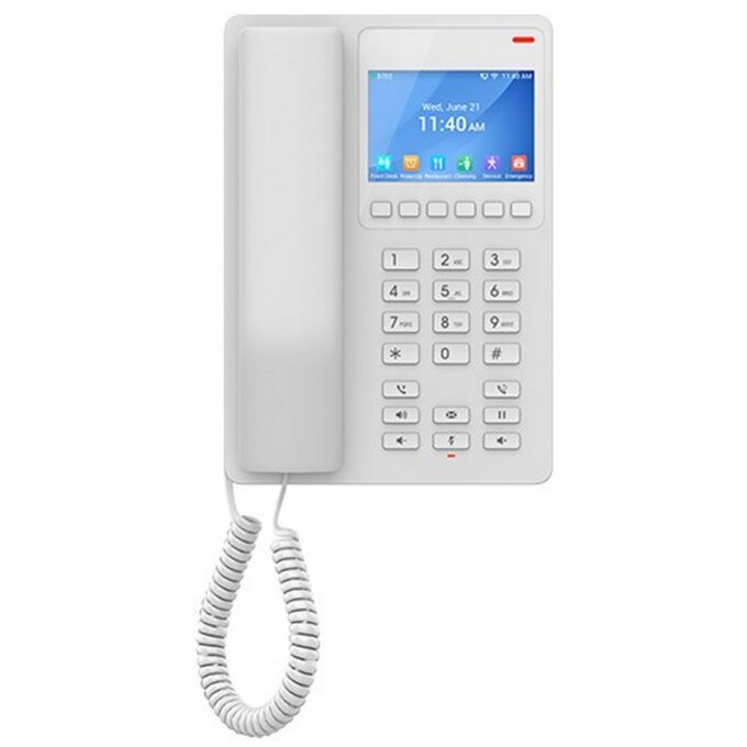 Telefon IP Hotel Grandstream, ecran LCD, 2 linii, Wi-Fi 6, PoE, USB-C, conferinta 3 cai, GHP630W 1 Telefon IP Hotel Grandstream, ecran LCD, 2 linii, Wi-Fi 6, PoE, USB-C, conferinta 3 cai, GHP630W