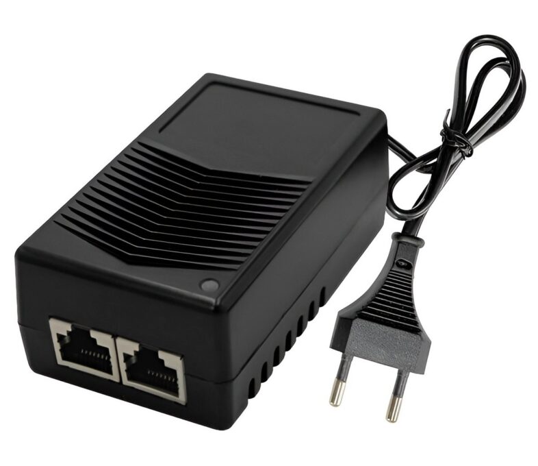 Injector PoE af/at 38W, 48V 0.5A, Safer SAF-POE4805-A 1 Injector PoE af/at 38W, 48V 0.5A, Safer SAF-POE4805-A