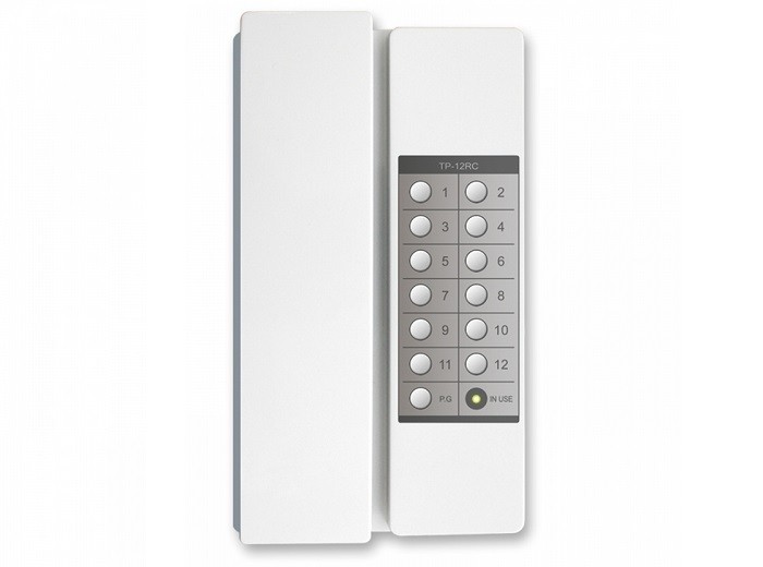 Interfon de birou COMMAX TP-12RC, maxim 12 posturi, conferinta-paging, comunicatie duplex, cablare 4 fire, 12 V DC