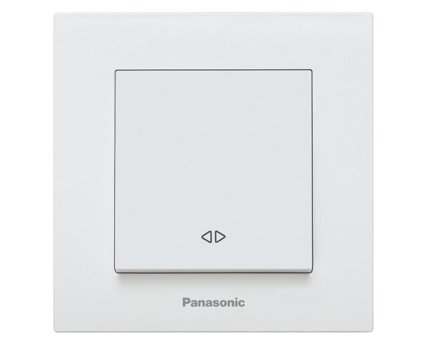 Intrerupator alb cap cruce, cu montaj incastrat, IP 20, Karre Plus Panasonic P-KP1.CR 1 Intrerupator alb cap cruce, cu montaj incastrat, IP 20, Karre Plus Panasonic P-KP1.CR