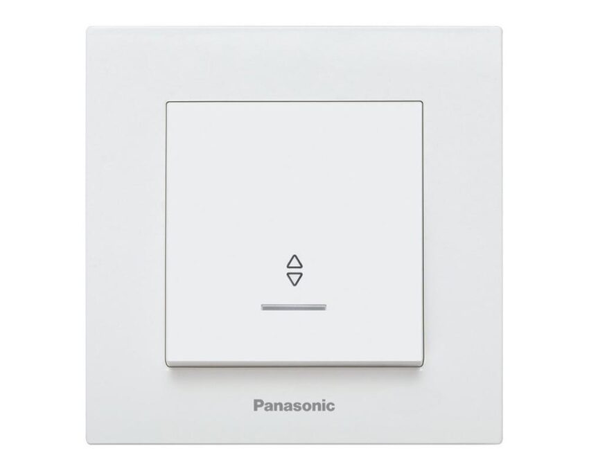 Intrerupator cap scara cu LED, cu montaj incastrat, IP 20, Karre Plus Panasonic P-KPSCL 1 Intrerupator cap scara cu LED, cu montaj incastrat, IP 20, Karre Plus Panasonic P-KPSCL