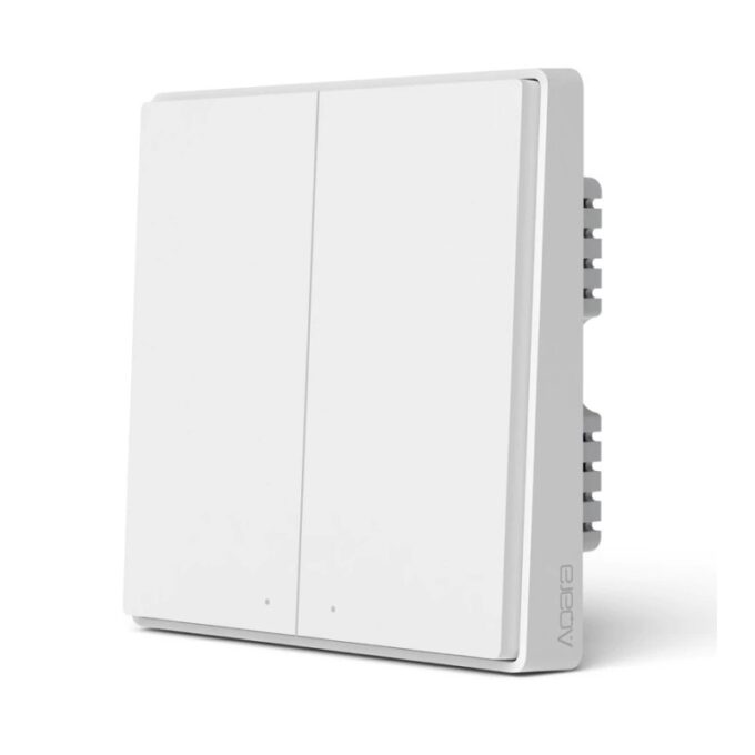 Intrerupator inteligent AQARA Smart Wall Switch EU (dublu, fara nul), WS EUK02