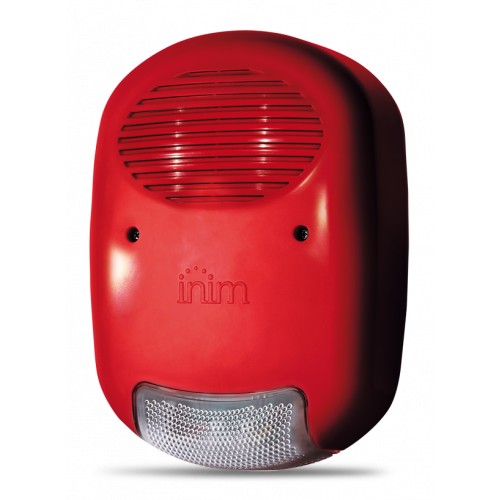 Sirena de exterior cu LED pentru incendiu, 13.8V, IP34, compatibila cu modulul STD241201, Inim IVY-R 1 Sirena de exterior cu LED pentru incendiu, 13.8V, IP34, compatibila cu modulul STD241201, Inim IVY-R