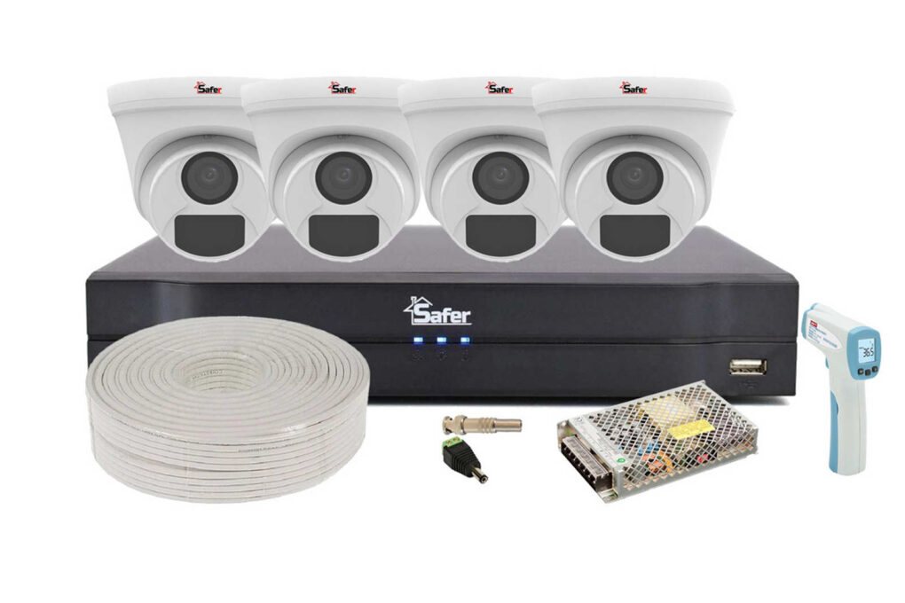 Kit supraveghere video cu accesorii, 4 camere interior 2MP, Safer, KIT5MPINT-SAF-I2 1 Kit supraveghere video cu accesorii, 4 camere interior 2MP, Safer, KIT5MPINT-SAF-I2
