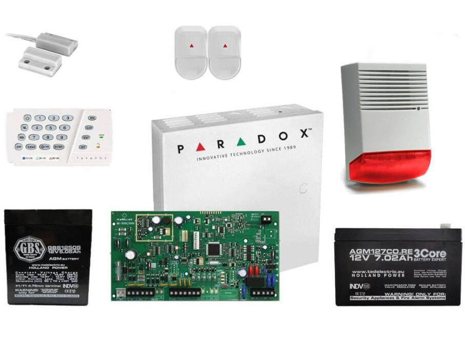 Kit sistem alarma Paradox MG5050+ de exterior KIT MG5050 EXT 1 Kit sistem alarma Paradox MG5050+ de exterior KIT MG5050 EXT