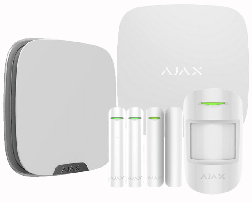 Kit sistem de alarma IP / GSM Wireless, Ajax, 5 elemente, Simplu de instalat KIT-AJAX-4Z-SF-G 1 Kit sistem de alarma IP / GSM Wireless, Ajax, 5 elemente, Simplu de instalat KIT-AJAX-4Z-SF-G