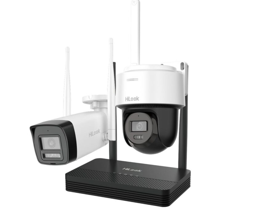 Kit supraveghere IP Wireless Hikvision HiLook EasyLink IKS-2042BPH-PH/W, 2x camere de 2MP, IR, slot microSD, NVR 4 canale, Audio 1 Kit supraveghere IP Wireless Hikvision HiLook EasyLink IKS-2042BPH-PH/W, 2x camere de 2MP, IR, slot microSD, NVR 4 canale, Audio