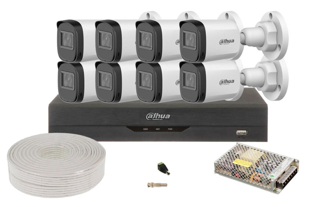 Kit de supraveghere video 8 camere exterior Full HD, KITEXT8FULLHD 1 Kit de supraveghere video 8 camere exterior Full HD, KITEXT8FULLHD