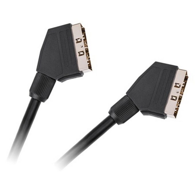 Cablu SCART–SCART Cabletech Standard 1,5 m, conectori auriti, dublu ecranat, KPO3961-1.5 1 Cablu SCART–SCART Cabletech Standard 1,5 m, conectori auriti, dublu ecranat, KPO3961-1.5