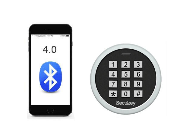 Control acces mini, Card 125KHz EM, Bluetooth, Aplicatie mobila, SECUKEY K7-BT PIN+Card 1 Control acces mini, Card 125KHz EM, Bluetooth, Aplicatie mobila, SECUKEY K7-BT PIN+Card