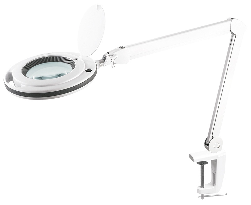Lampa cu lupa de 5 dioptrii, 10W, 730 lm, 6500K, clema metalica, brat reglabil, Rebel NAR0461-2 1 Lampa cu lupa de 5 dioptrii, 10W, 730 lm, 6500K, clema metalica, brat reglabil, Rebel NAR0461-2
