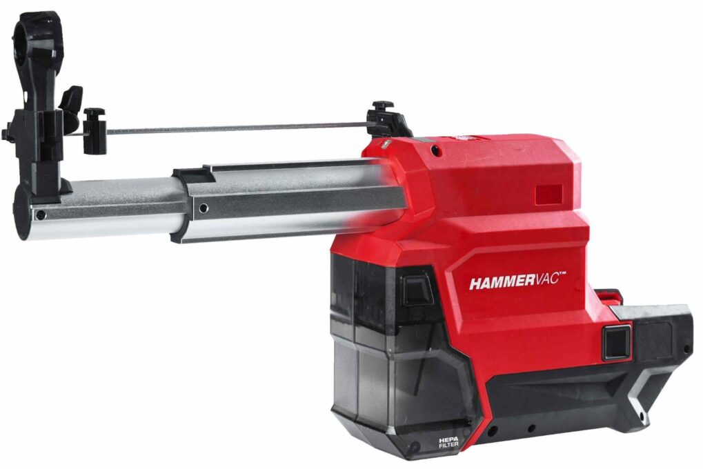 Extractor praf pentru ciocan rotopercutor SDS-Plus 32mm Milwaukee M18 FUEL, AUTOPULSE, HEPA 99.97%, duze 16-32mm, 4933478509 1 Extractor praf pentru ciocan rotopercutor SDS-Plus 32mm Milwaukee M18 FUEL, AUTOPULSE, HEPA 99.97%, duze 16-32mm, 4933478509