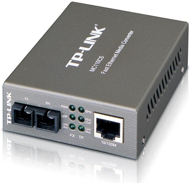 Media convertor, single mode, 100MB/s, 20km, 1310nm, consum 1.19W, Tp-Link MC110CS 1 Media convertor, single mode, 100MB/s, 20km, 1310nm, consum 1.19W, Tp-Link MC110CS