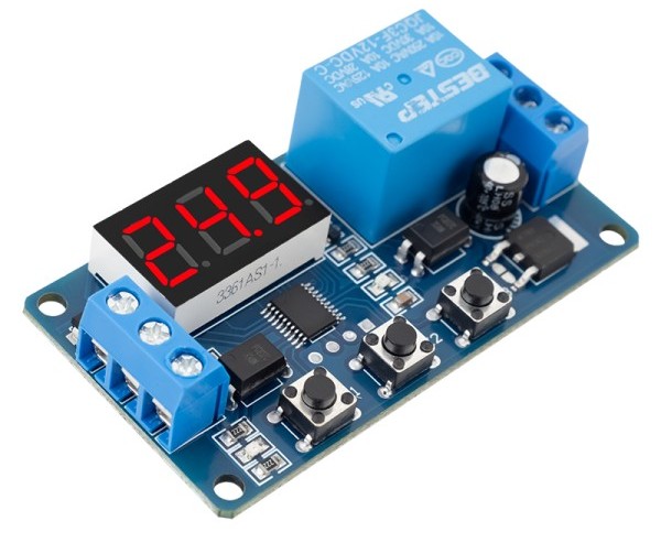 Modul digital de temporizare si intarziere comanda, cu ecran alfanumeric, T-100R-PRO 1 Modul digital de temporizare si intarziere comanda, cu ecran alfanumeric, T-100R-PRO