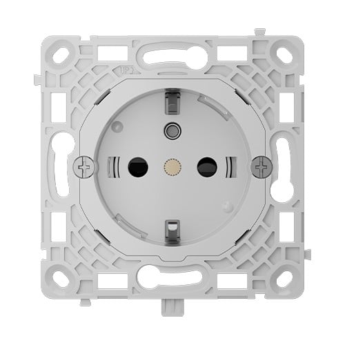 Modul priza inteligenta Jeweller Ajax, tip F, monitorizare consum, 1100m, LED, 1.5W, IP20, Ajax OutletCore (smart) [type F]