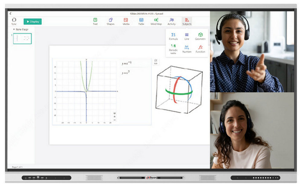 Tabla interactiva cu touchscreen Dahua LPH75-ST420 Whiteboard, 4K DLED, diagonala 75 inch (190.5cm), Wi-Fi, Bluetooth 1 Tabla interactiva cu touchscreen Dahua LPH75-ST420 Whiteboard, 4K DLED, diagonala 75 inch (190.5cm), Wi-Fi, Bluetooth
