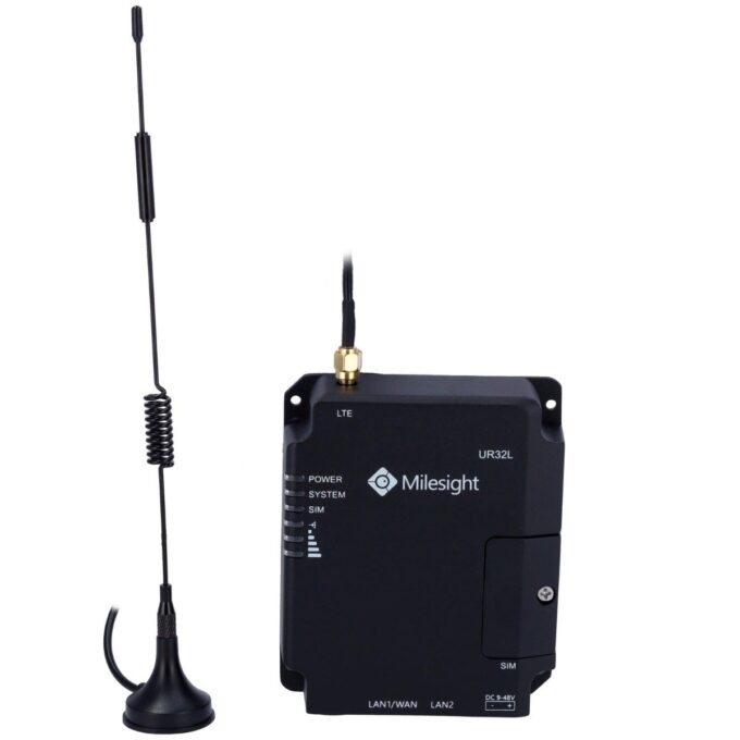 Router Industrial 4G - Cartela 3G / 4G, 2 porturi POE Milesight MS-UR32L-L04EU-P 1 Router Industrial 4G - Cartela 3G / 4G, 2 porturi POE Milesight MS-UR32L-L04EU-P