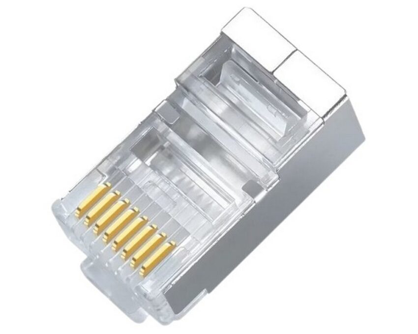 Set 100 mufe RJ45 compatibile cu cabluri FTP Cat7, EZ145RJ45Sx100 1 Set 100 mufe RJ45 compatibile cu cabluri FTP Cat7, EZ145RJ45Sx100