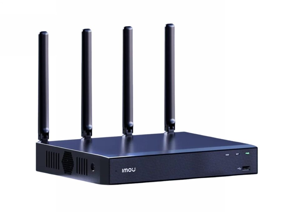 NVR wireless Imou, 10 canale, 8MP/4K UHD, Smart Detection, 1xSATA pana la 16TB, LAN 10/100 + Wi-Fi 6 dual band 2.4/5GHz, NVR-N110W-8A0E-P