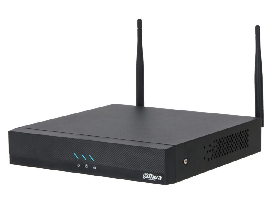 NVR wireless Dahua, 4 canale, Wi-Fi 6, 16MP, HDMI 4K, 1 HDD, AI SMD Plus, 80 Mbps, NVR2104HC-W