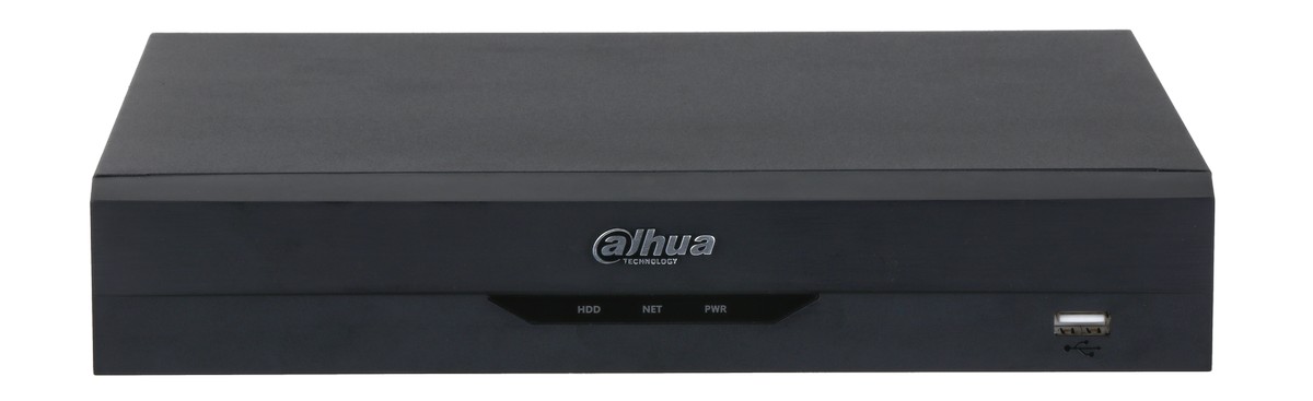 NVR 4 canale, 12MP, WizSense, AI, Recunoastere Faciala, Detectie miscare, 1x SATA, Dahua NVR2104HS-I2