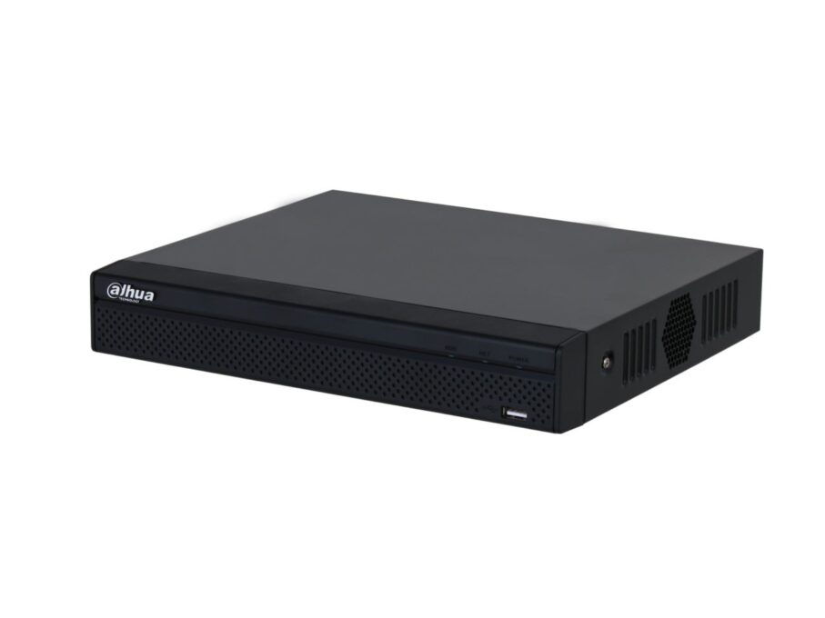 NVR Dahua 8 canale, suport camere 12MP, decodare 4K, AI SMD Plus, H.265, slot 1 HDD pana la 20TB, 80 Mbps, audio RCA, 2 porturi LAN, 12VDC, NVR2108HS-2N-4KS3