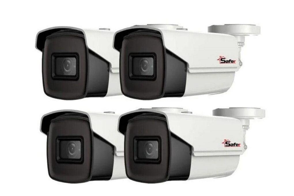 Pachet 4 camere de supraveghere pentru exterior, Safer PRO, 5MP, lentila 2.8 mm, IR 40m, 4XSAF-PRO-BM5MP40F28