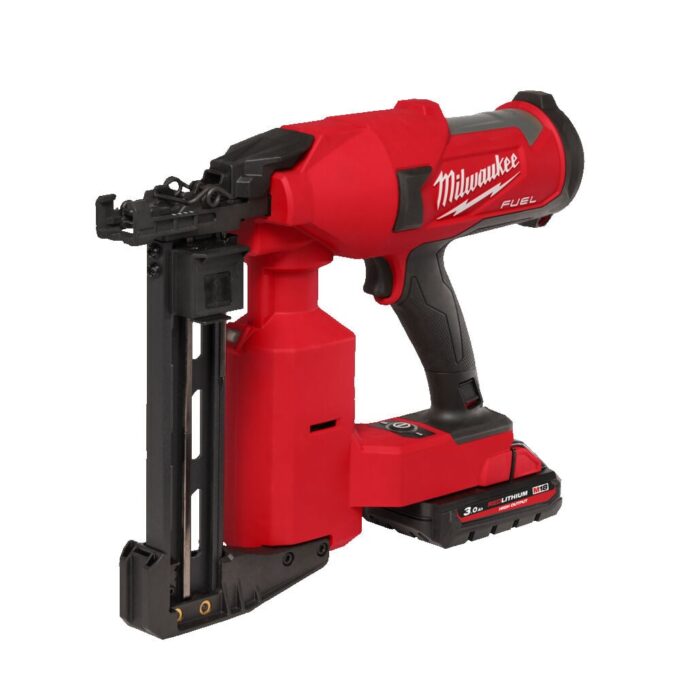 Pistol cu capse pentru gard cu acumulator Milwaukee M18 FFUS-302C, compatibil capse 40-50mm, motor fara perii, 4933479832 1 Pistol cu capse pentru gard cu acumulator Milwaukee M18 FFUS-302C, compatibil capse 40-50mm, motor fara perii, 4933479832