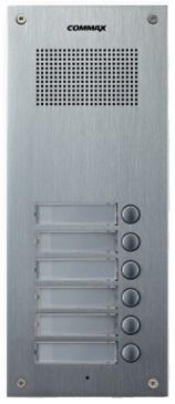 Post exterior incastrabil 6 butoane Commax DR-6UM 1 Post exterior incastrabil 6 butoane Commax DR-6UM