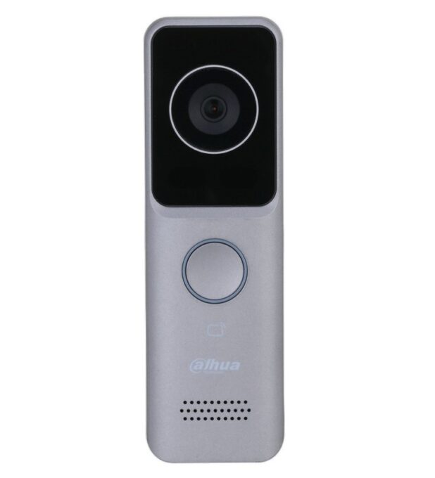 Post de exterior pentru videointerfon IP Dahua, Wi-Fi, camera 2MP cu IR, deblocare de pe telefon, card sau monitor, VTO2311R-WP