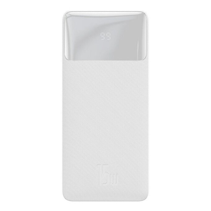 Power bank Baseus PPBD050102, 2x USB, 1 USB Type-C, 20000mAh, 15W, afisaj digital