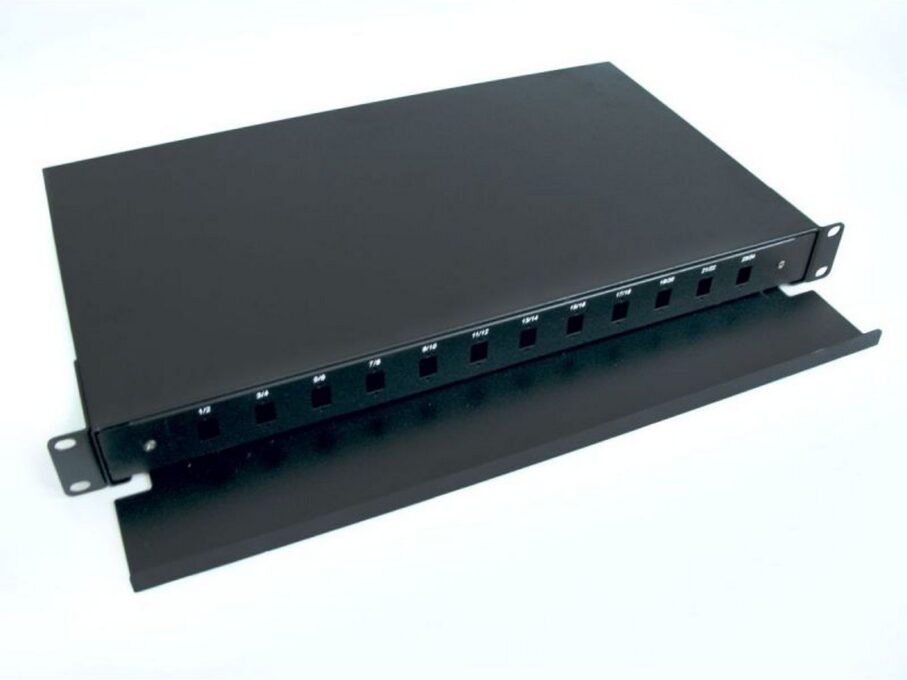 Patch panel pentru rack 19 inch, 1U, carcasa din otel, Braun Group PPS-12EMPT-S 1 Patch panel pentru rack 19 inch, 1U, carcasa din otel, Braun Group PPS-12EMPT-S