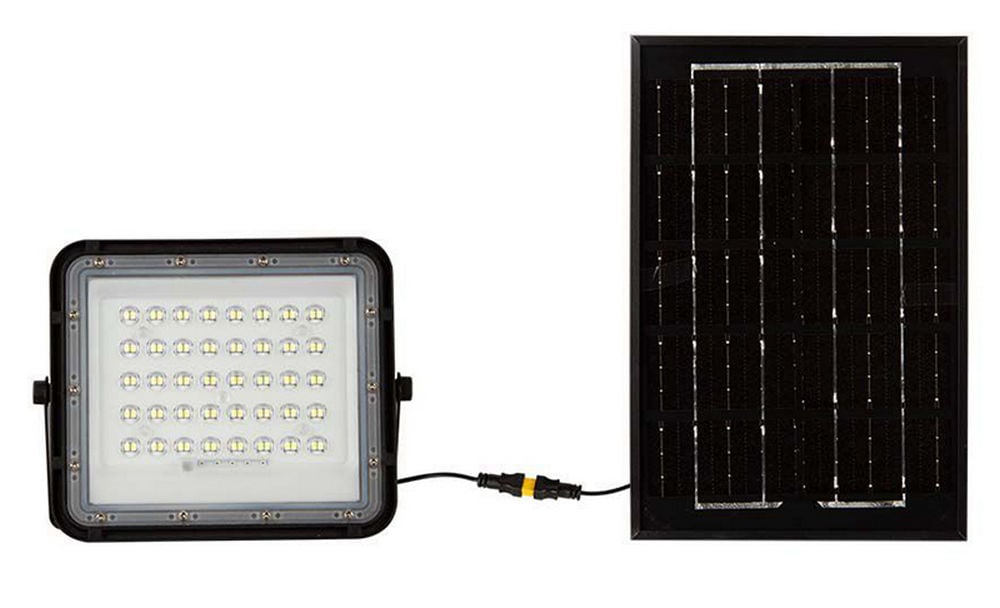 Reflector LED cu incarcare solara 6W V-Tac, 400 lm, lumina rece 6400K, IP65, SKU-7821 1 Reflector LED cu incarcare solara 6W V-Tac, 400 lm, lumina rece 6400K, IP65, SKU-7821