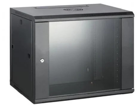 Rack 18U, 600x450, montaj pe perete, usa din sticla securizata, yala cu cheie, Safer SAF-WMA-6418 1 Rack 18U, 600x450, montaj pe perete, usa din sticla securizata, yala cu cheie, Safer SAF-WMA-6418