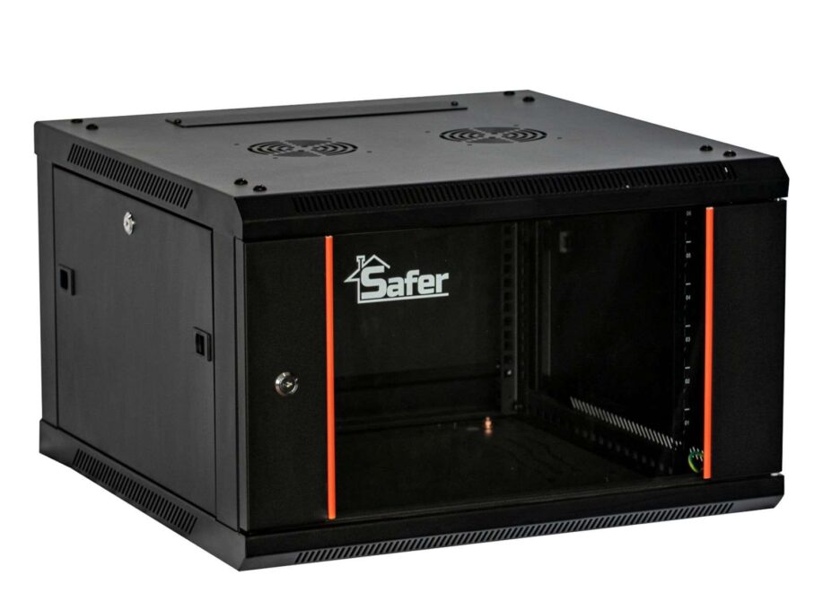 Rack de perete 6U, 19 inch, 600x600, usa din sticla, Safer SAF-WS80-6606 1 Rack de perete 6U, 19 inch, 600x600, usa din sticla, Safer SAF-WS80-6606