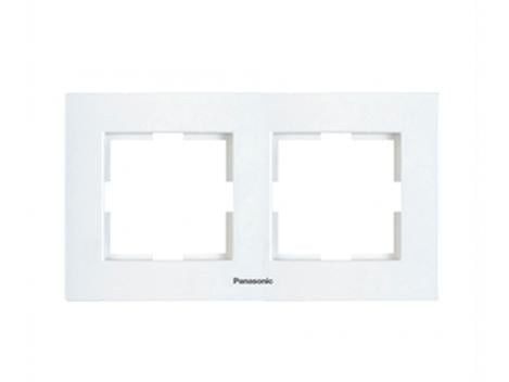 Rama orizontala 2 posturi, aparataj de camera cu montaj ingropat, Karre Plus Panasonic P-KPR2O
