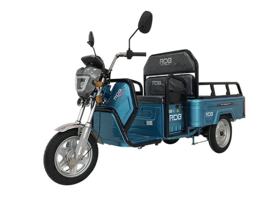 Triciclu electric RDB L-Klass4, fara permis, 1350W, 25 km/h, autonomie 35-45 km, acumulator VRLA 72V 20Ah, sarcina 533 kg 1 Triciclu electric RDB L-Klass4, fara permis, 1350W, 25 km/h, autonomie 35-45 km, acumulator VRLA 72V 20Ah, sarcina 533 kg