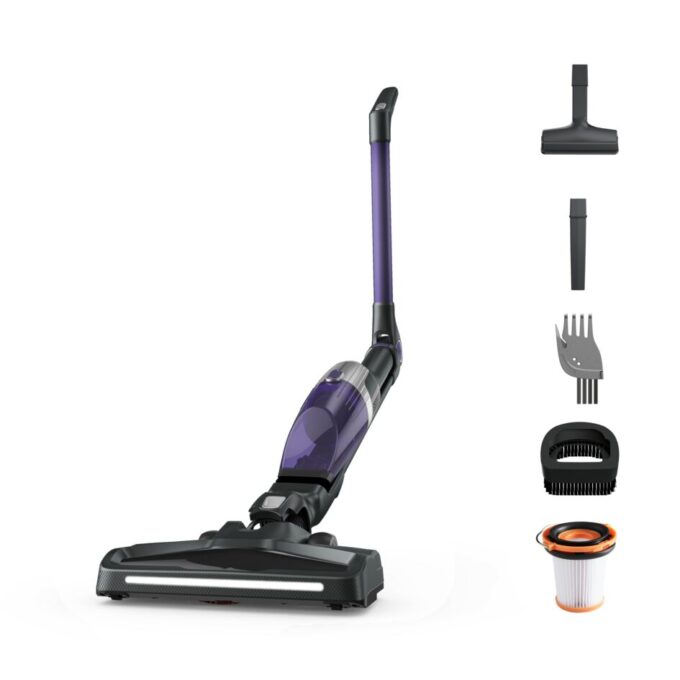 Aspirator vertical Rowenta X-TREM Compact 2 in 1 RH1238WO 145W Tehnologie Flex in doua pozitii autonomie 40 minute timp incarcare 4h cap de aspir