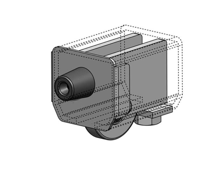 Rola de sustinere, (21/75) pentru C75 galvanizat, ER75 1 Rola de sustinere, (21/75) pentru C75 galvanizat, ER75