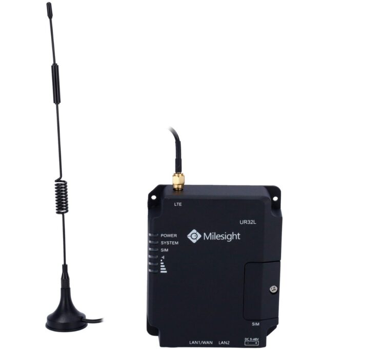 Router Industrial 4G - Cartela 3G / 4G, Milesight MS-UR32L-L04EU 1 Router Industrial 4G - Cartela 3G / 4G, Milesight MS-UR32L-L04EU